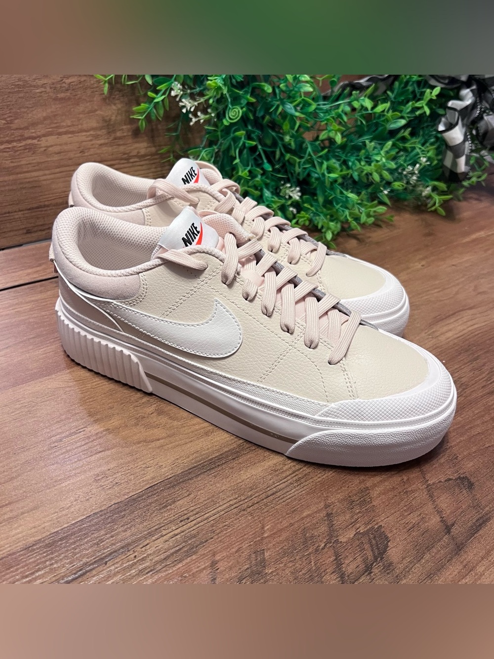 Nike Wmns Court Legacy Lift Women Casual Lifestyle Platform Sneakers - Picture 4 of 15